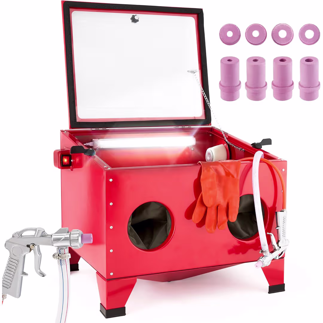 Arebos 90L Sand Blasting Cabinet