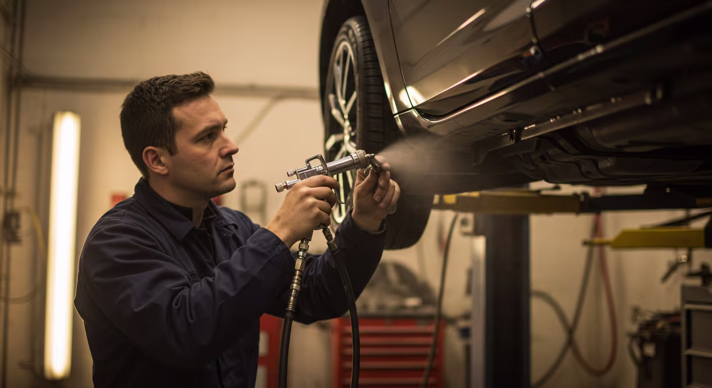 Undercoating application